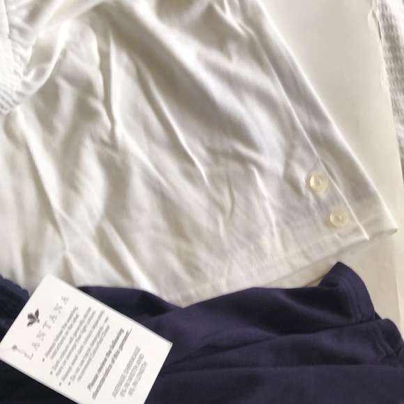 NWT Lantana White Shorts, Large - Picture 3 of 3